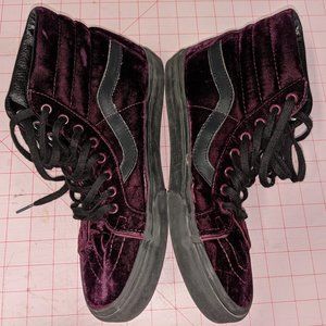 VANS PURPLE VELVET Men's Skate Shoes Size 9